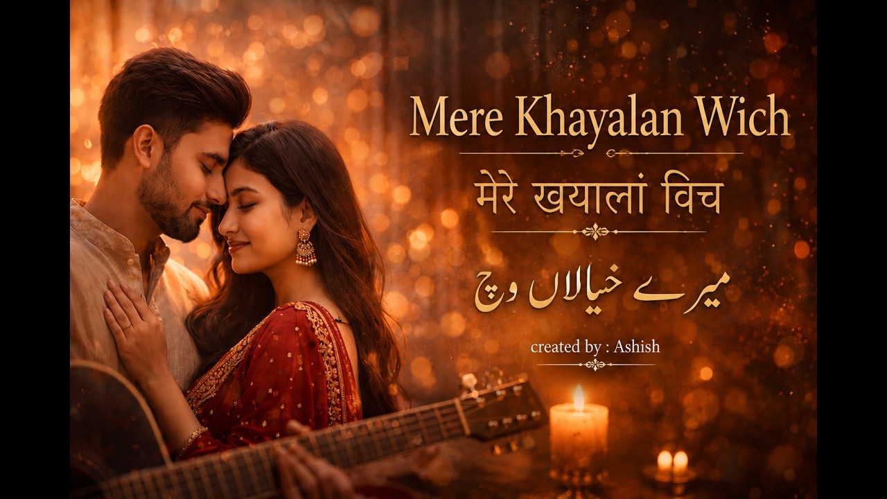 Mere Khayalan Wich (Tera Hi Pehra Hai) Punjabi  | New Punjabi Romantic Song | Ashish