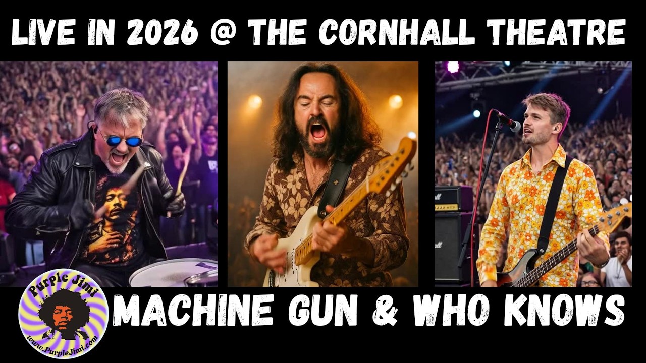 Machine Gun & Who Knows Played Live By Purple Jimi @ Diss Corn Hall 2026 - Hendrix Band of Gypsies