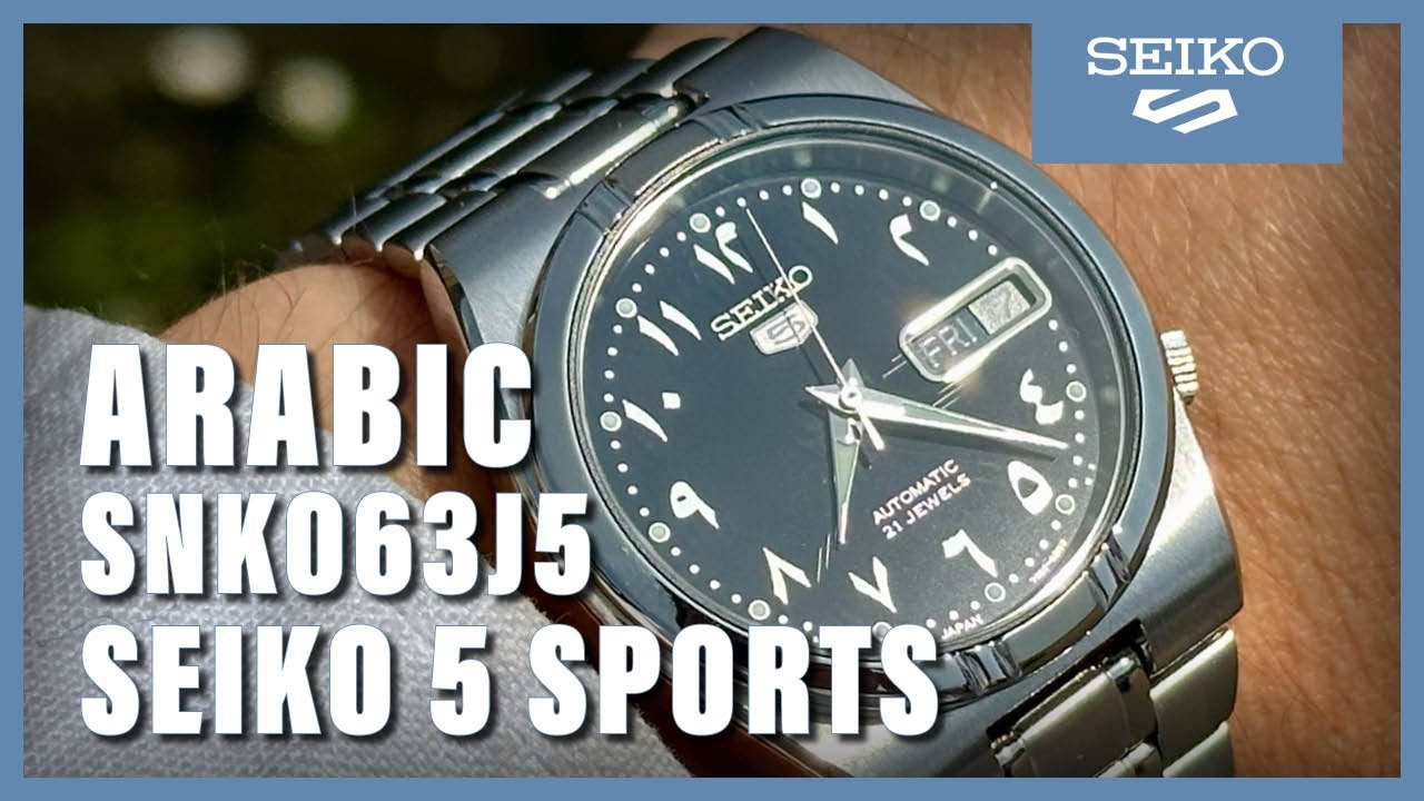 Unboxing The New Seiko automatic Arabic Dial SNK063J5