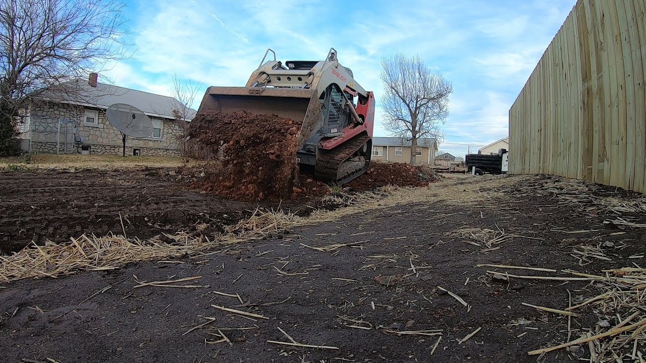 Leveling The New House Pad