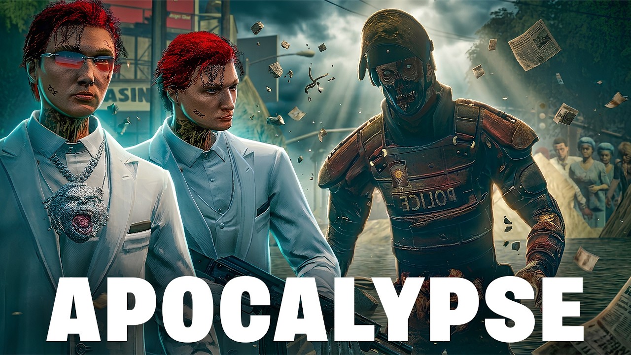 24 JAM AKU BERTAHAN HIDUP DI DUNIA ZOMBIE APOCALYPSE!! - GTA 5 ROLEPLAY