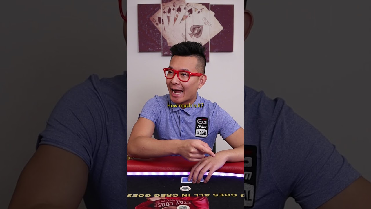 when the short stack asks for a count #poker #sketches #shorts #howtoplaypoker