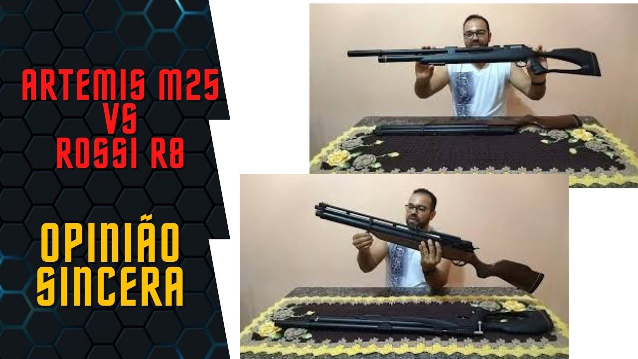 Rossi R8 e Artemis M25 - Qual a melhor na minha opinião?