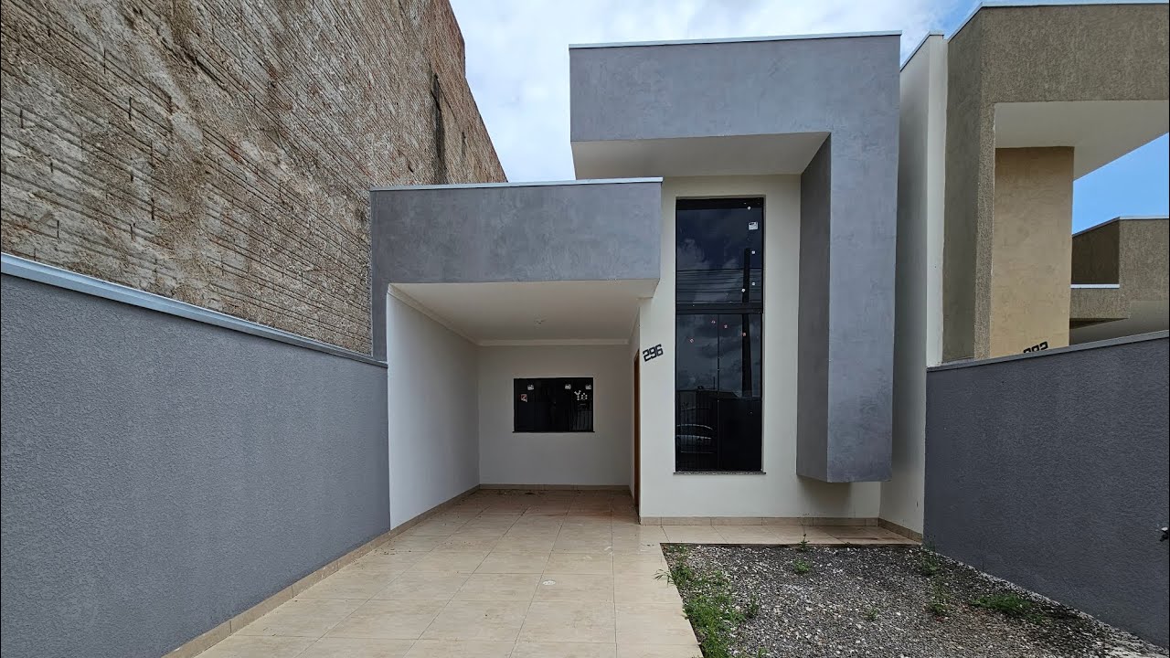 Na Planta: Casa 2 quartos no Jd. Garcia em Mandaguaçu-PR.