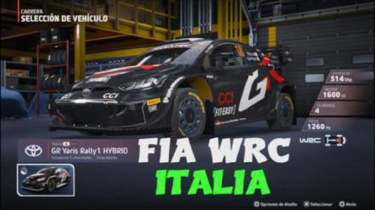 WRC24 FIA WRC RALLY ITALIA SARDEGNA ETAPA 3-9 BORTIGIADAS GR YARIS RALLY 1 HYBRID