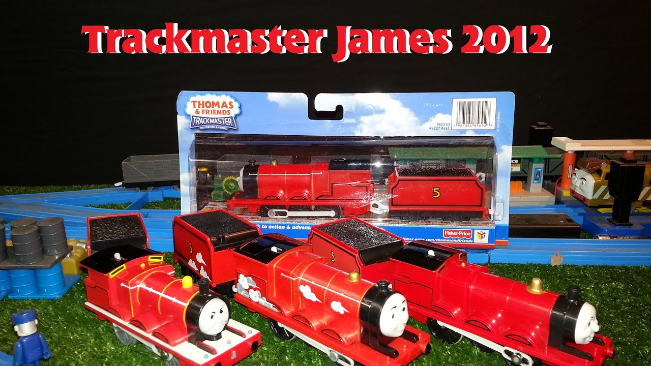 Trackmaster James 2012 AA battery version Unboxing review and first run
