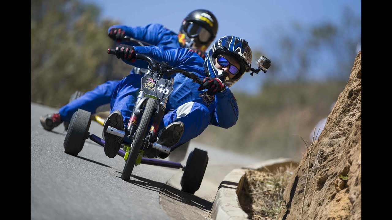 High Speed Downhill Trike Racing