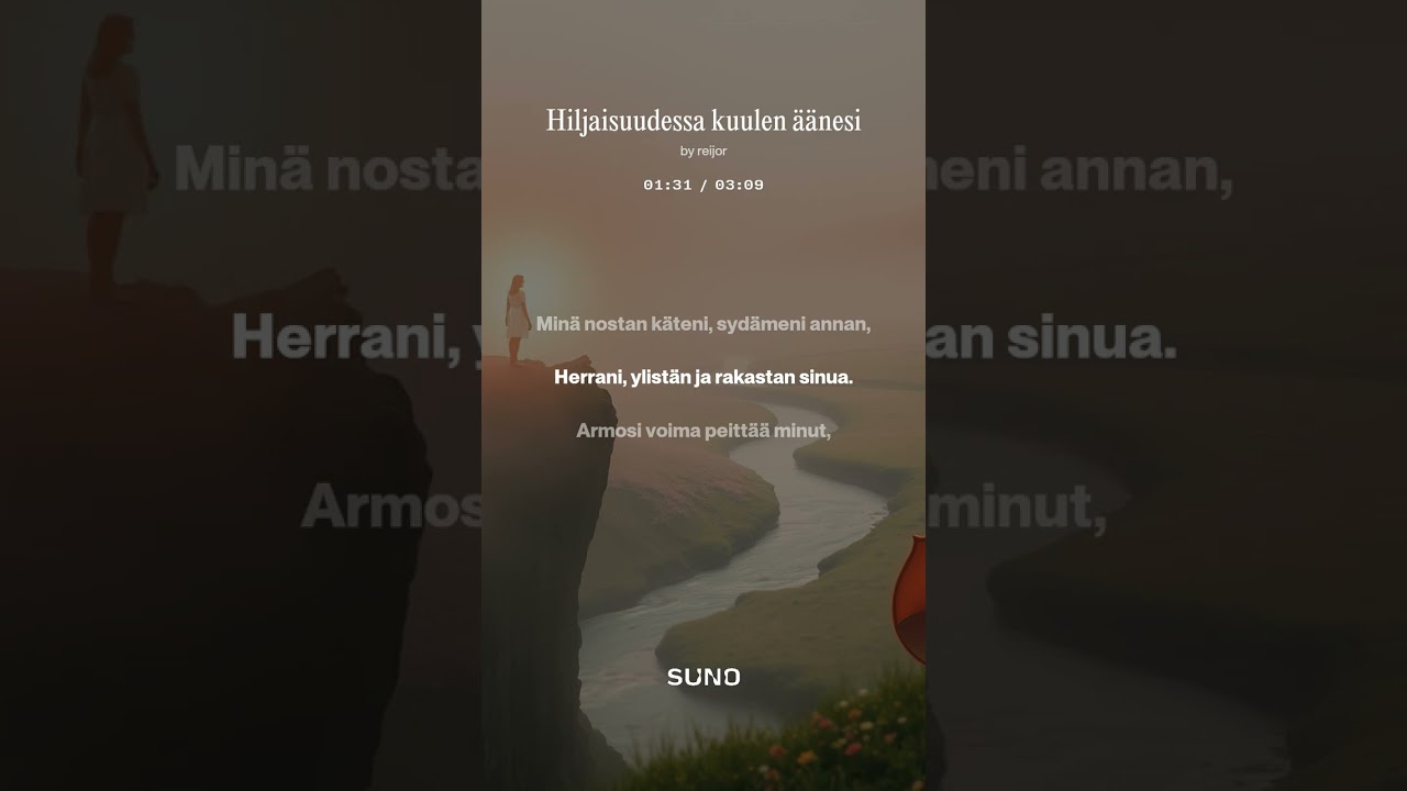Hiljaisuudessa kuulen äänesi