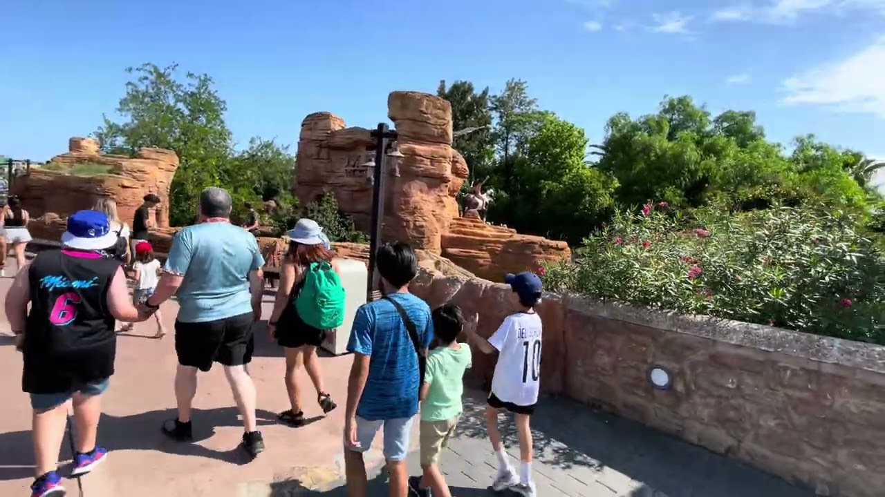 Golden River ride at PortAventura Salou Spain #salou #portaventura #familytravel 
