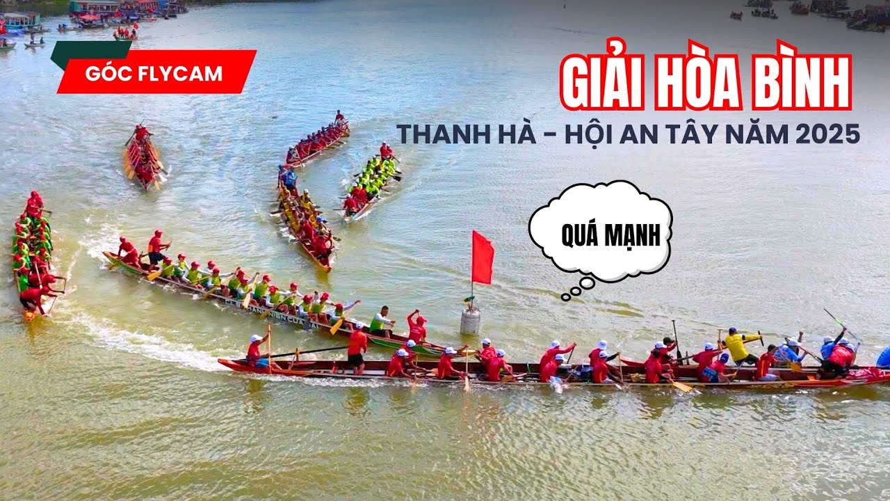 ĐUA THUYỀN LÀNG GỐM THANH HÀ HỘI AN TÂY NĂM 2025 - Giải Hòa Bình