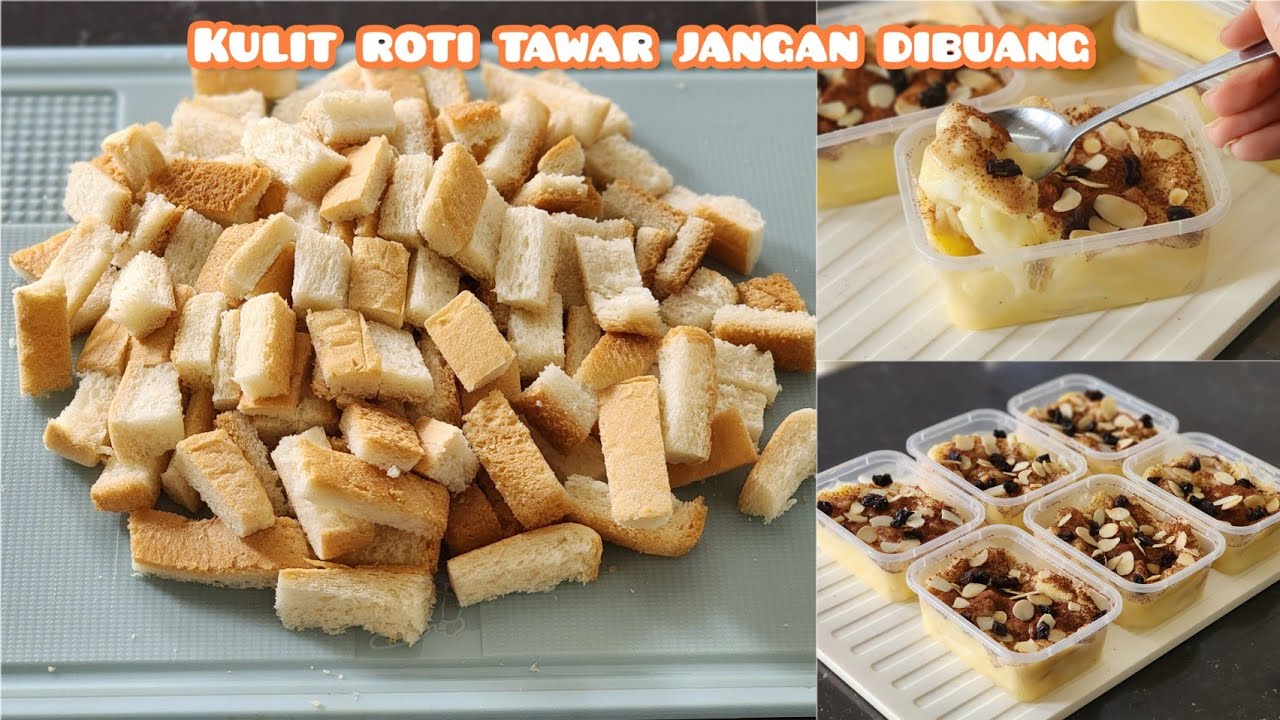 Kulit roti tawar jangan dibuang!! sulap jadi dessert enak ini. Membuat Klapertart roti tawar