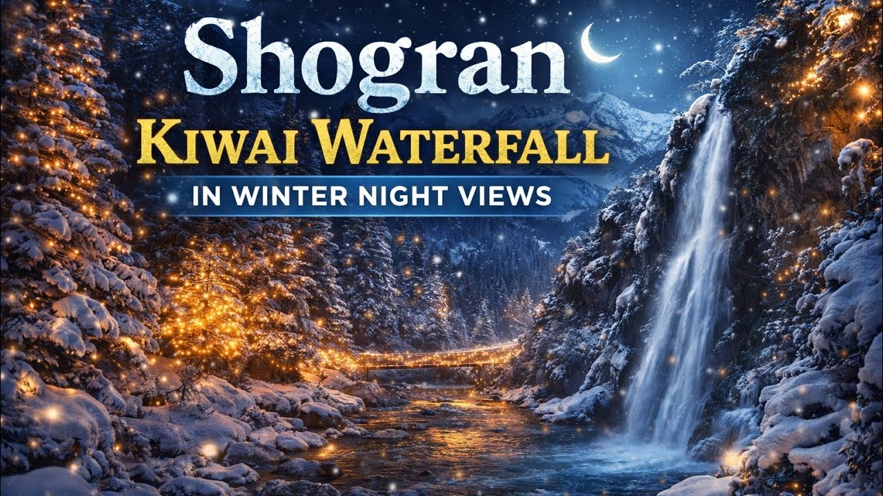 Shogran In Winter |Kiwai Waterfall Night Views |Shogran To Kiwai Jeep Track |Shogran Tour 2025