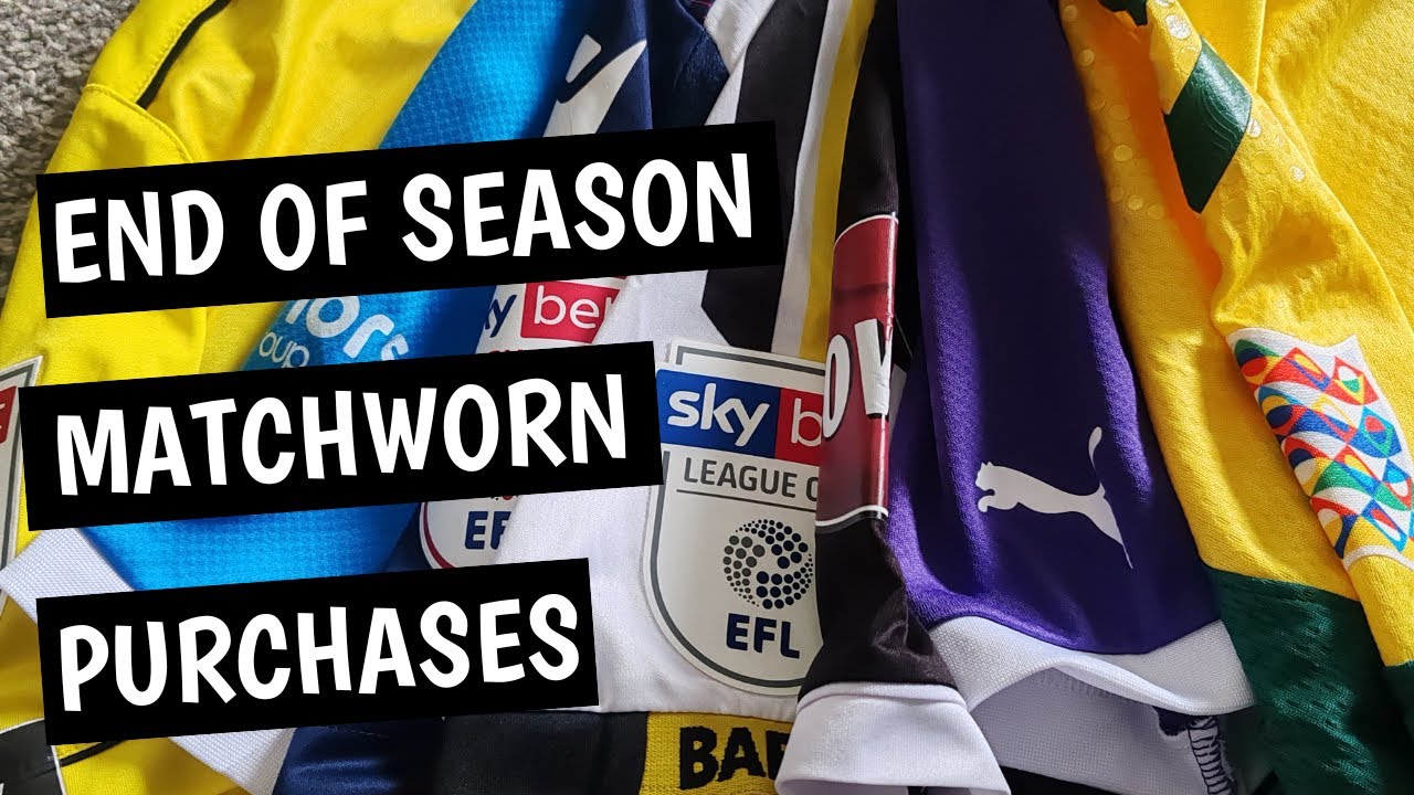 Showcasing My LATEST Matchworn Football Shirt Purchases