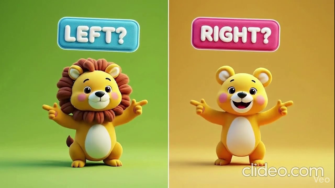 Dada Lion & Baby Bear’s Big Hug! 💛 Learn Directions with Dada & Baby | Dada Baby World