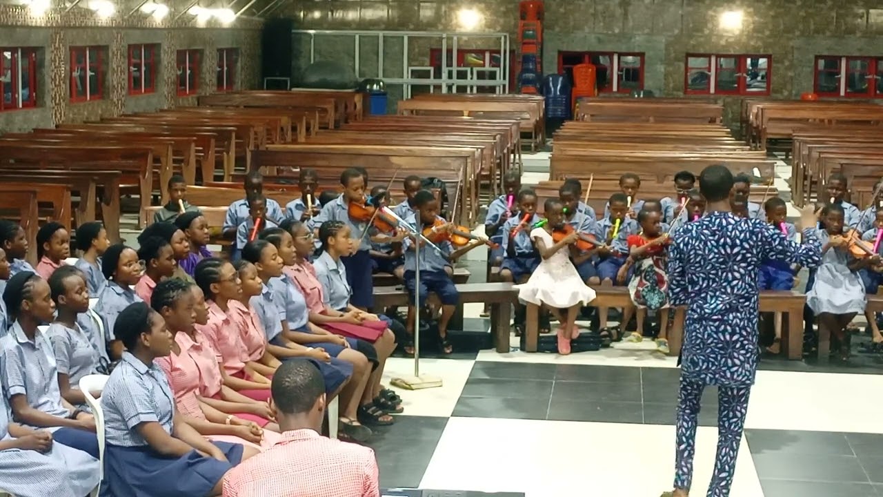 @LaraGeorgeInspirational Ijoba Orun Arranged by Christian Dike - TEDA Student Choir Rehearsal