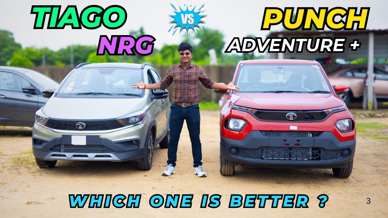 Tata TIAGO NRG vs PUNCH Adventure plus 🔥 | Comparison ✅