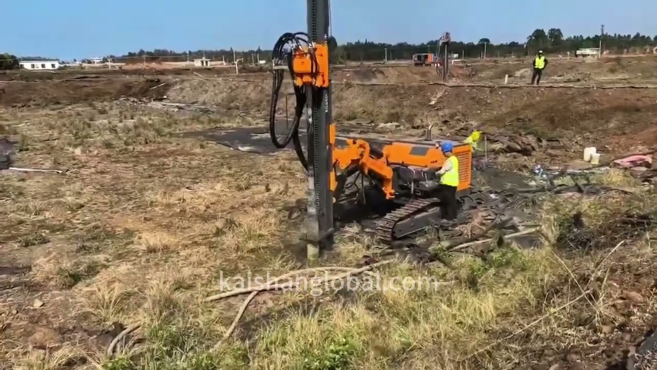 KG500F open pit dth drilling rig.
