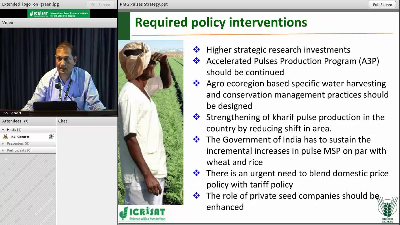 Achieving self sufficiency in pulse production in India Pooran M Gaur
