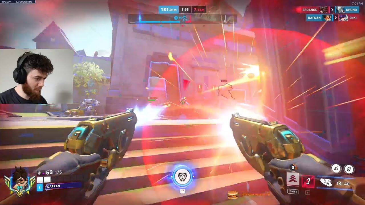 POV: Dafran The Rank #1 Tracer in Overwatch 2 - Gameplay Season 16