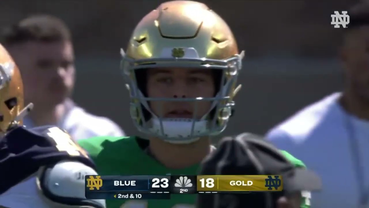 C.J. Carr -- 2025 Blue/Gold Game