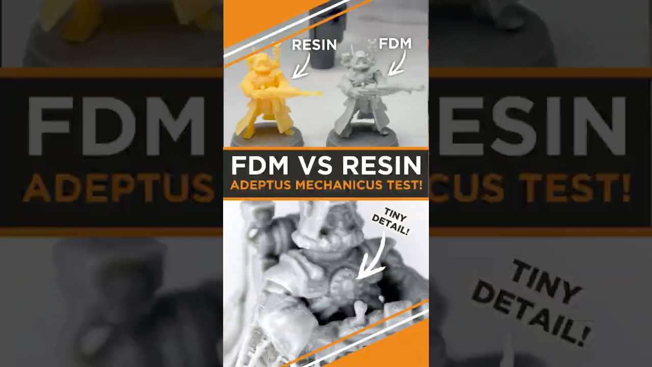 Can FDM Handle Adeptus Mechanicus Detail? Print Test Results