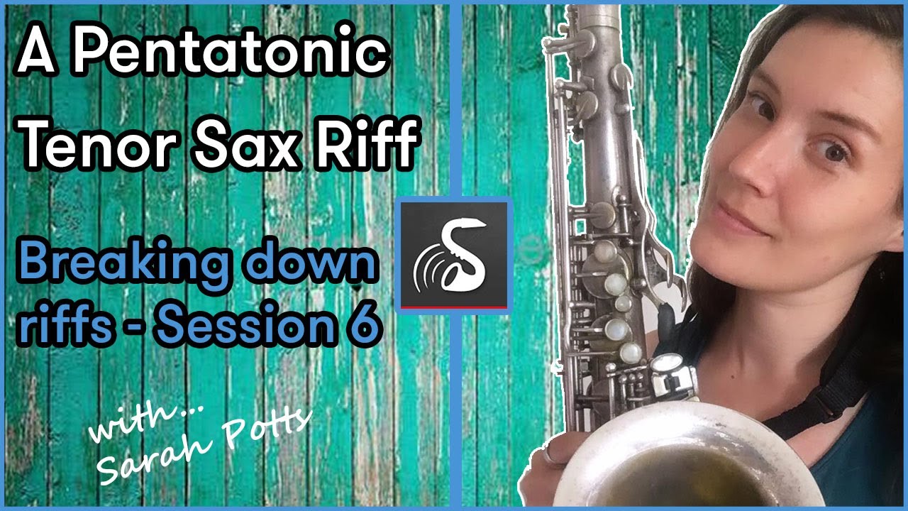 Пентатоническая фраза для тенор-саксофона. Как играть на саксофоне. Онлайн-уроки игры на саксофоне.