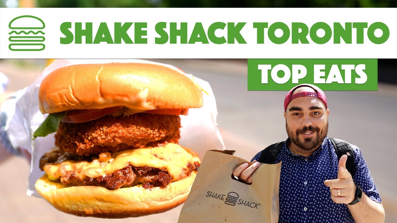 Shake Shack in TORONTO? We try the Shake Shack classics as well as some new favourites!