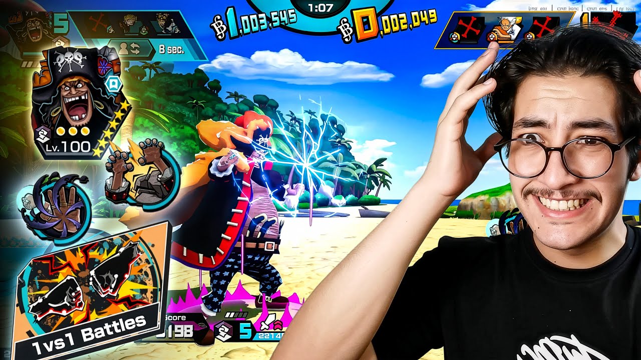 تيتش لفل 100 زيهاهاها يهز الماب 1vs1 باونتي راش 😱 - OPBR