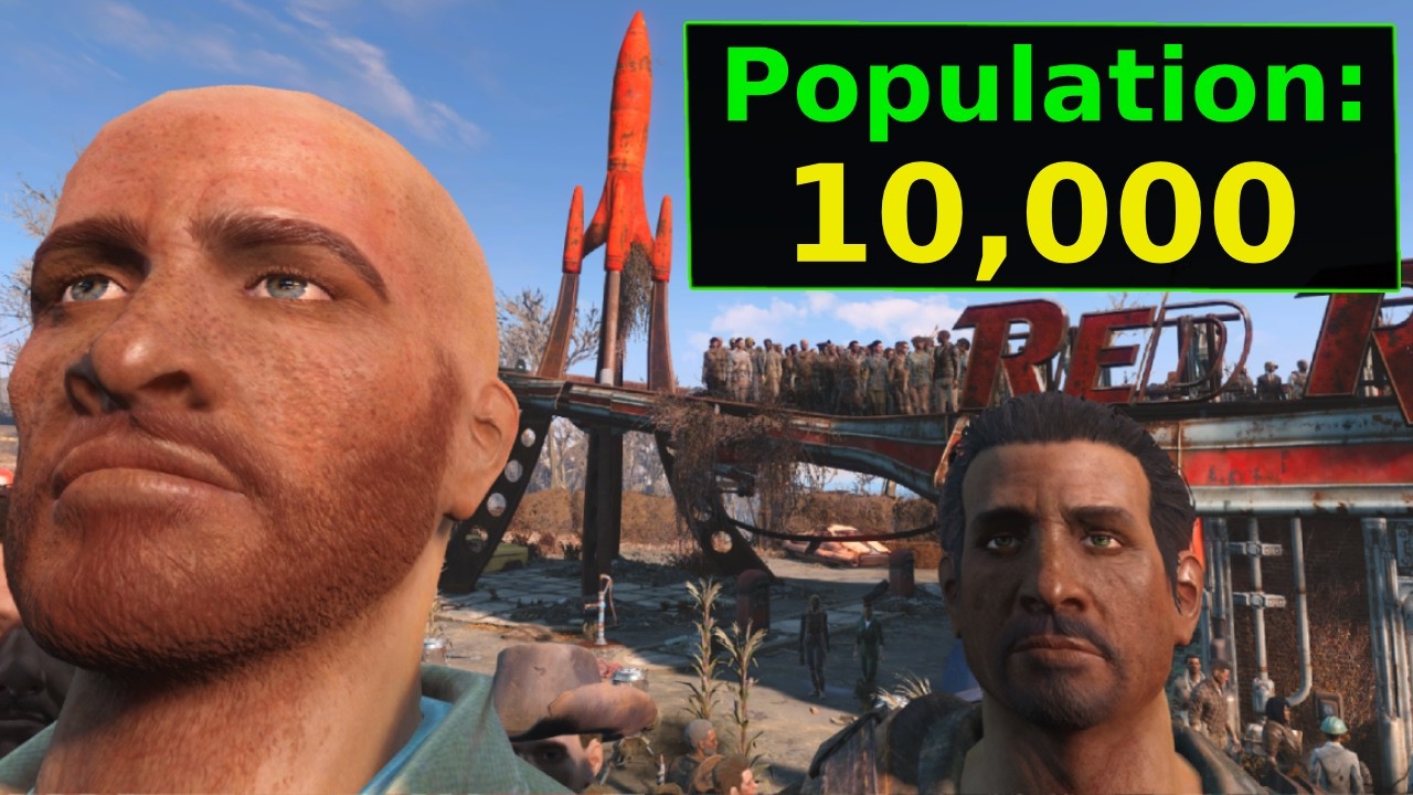 Fallout 4, but Settlements are 1000% Stronger