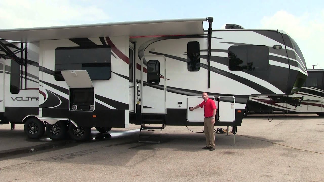 GeneralRV.com | 2014 Dutchmen RV Voltage 3895 | Fifth Wheel Toy Hauler