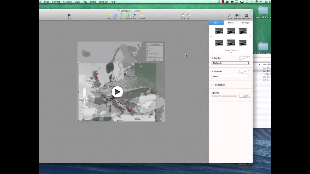 Animate a Map in Keynote