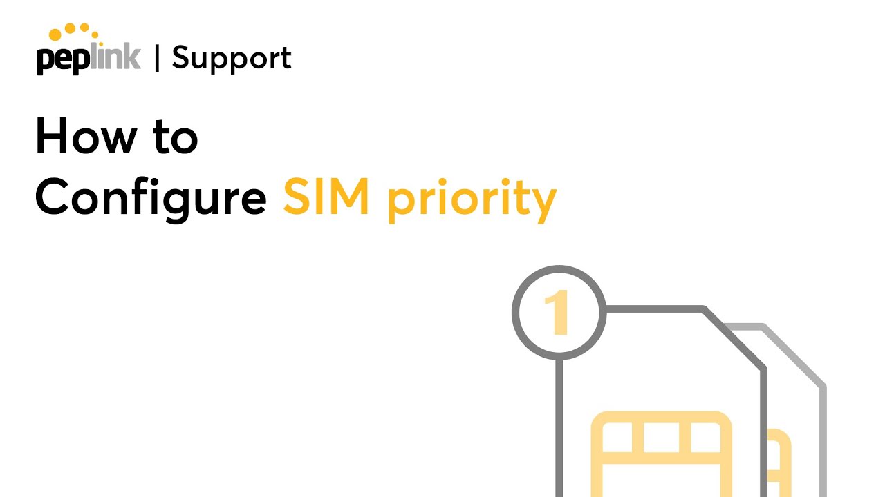 Support | SIM priority
