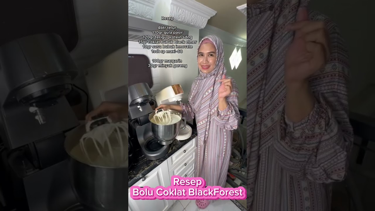 Resep Bolu Black forest