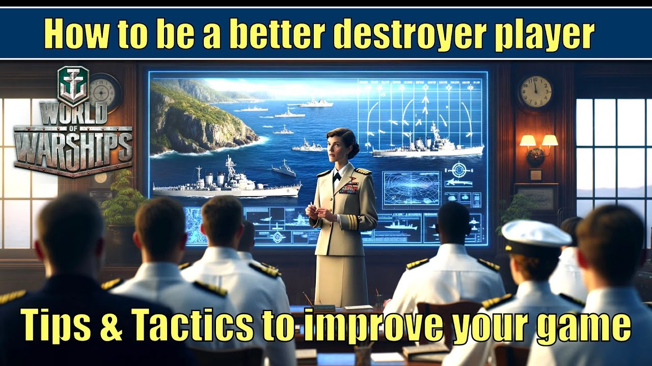 Как стать лучшим игроком на эсминцах, чтобы улучшить свою игру #worldofwarships #kleber #daring