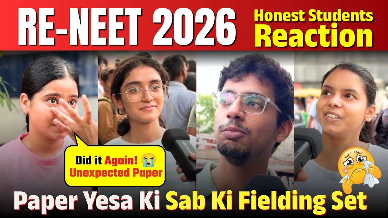 RE-NEET 2026 Exam Review | Student Reaction | The Paper That Caught Everyone Off Guard #reneet2026