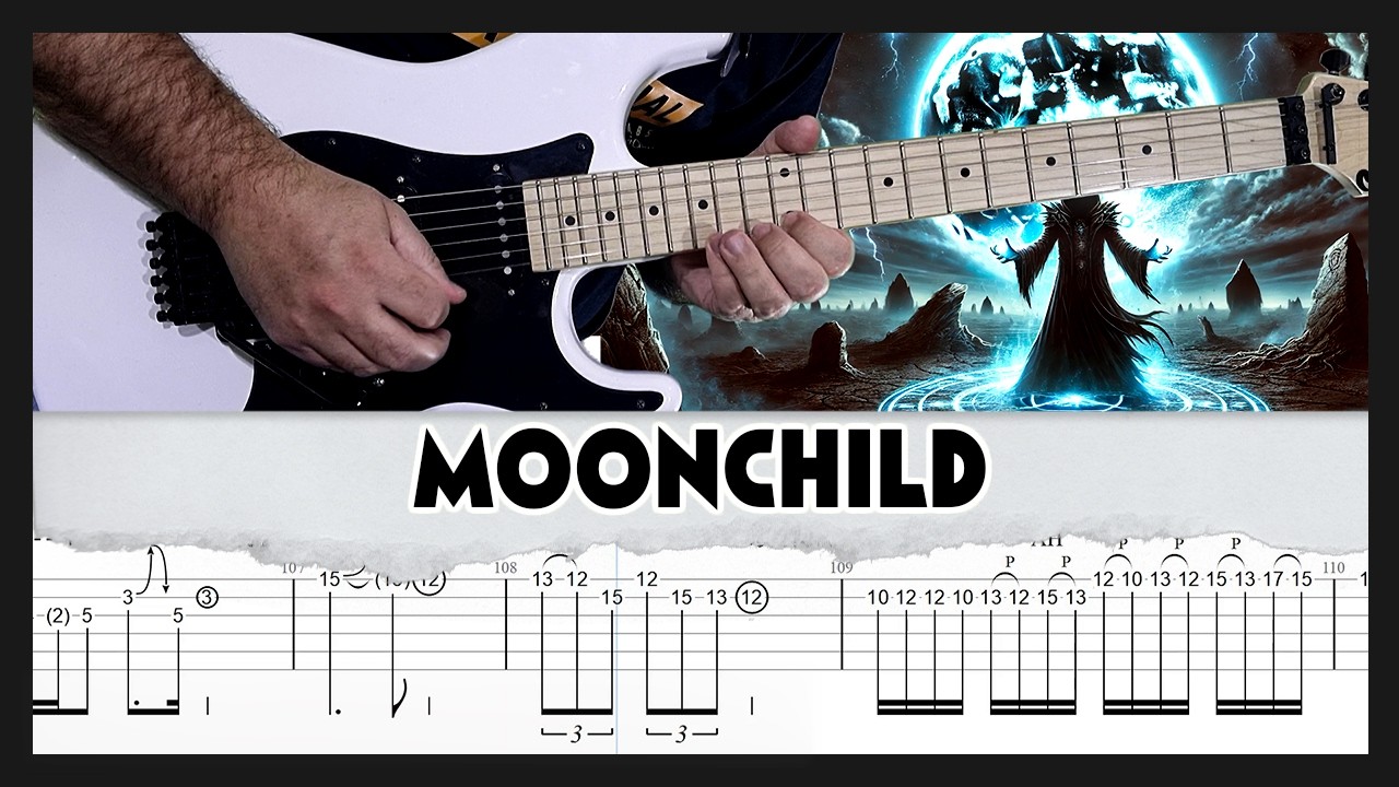 Iron Maiden | Moonchild | TAB | Guitar Cover | Lesson