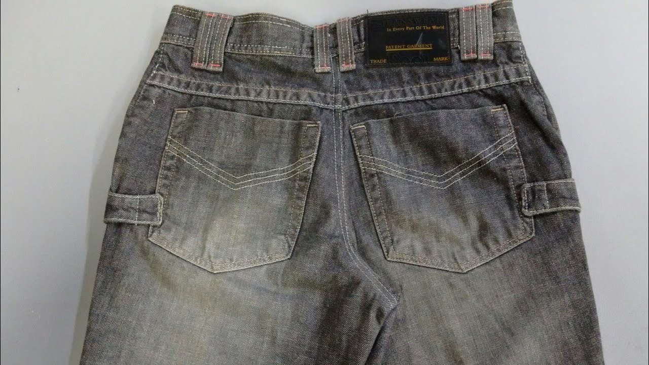 calça jeans  ajuste nas costas