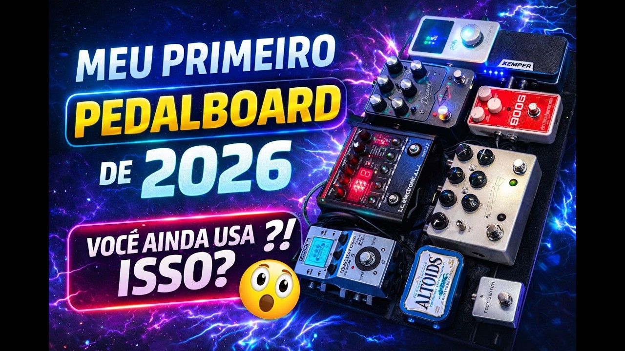 MEU PRIMEIRO PEDALBOARD EM 2026 - UAD DREAM & CIA