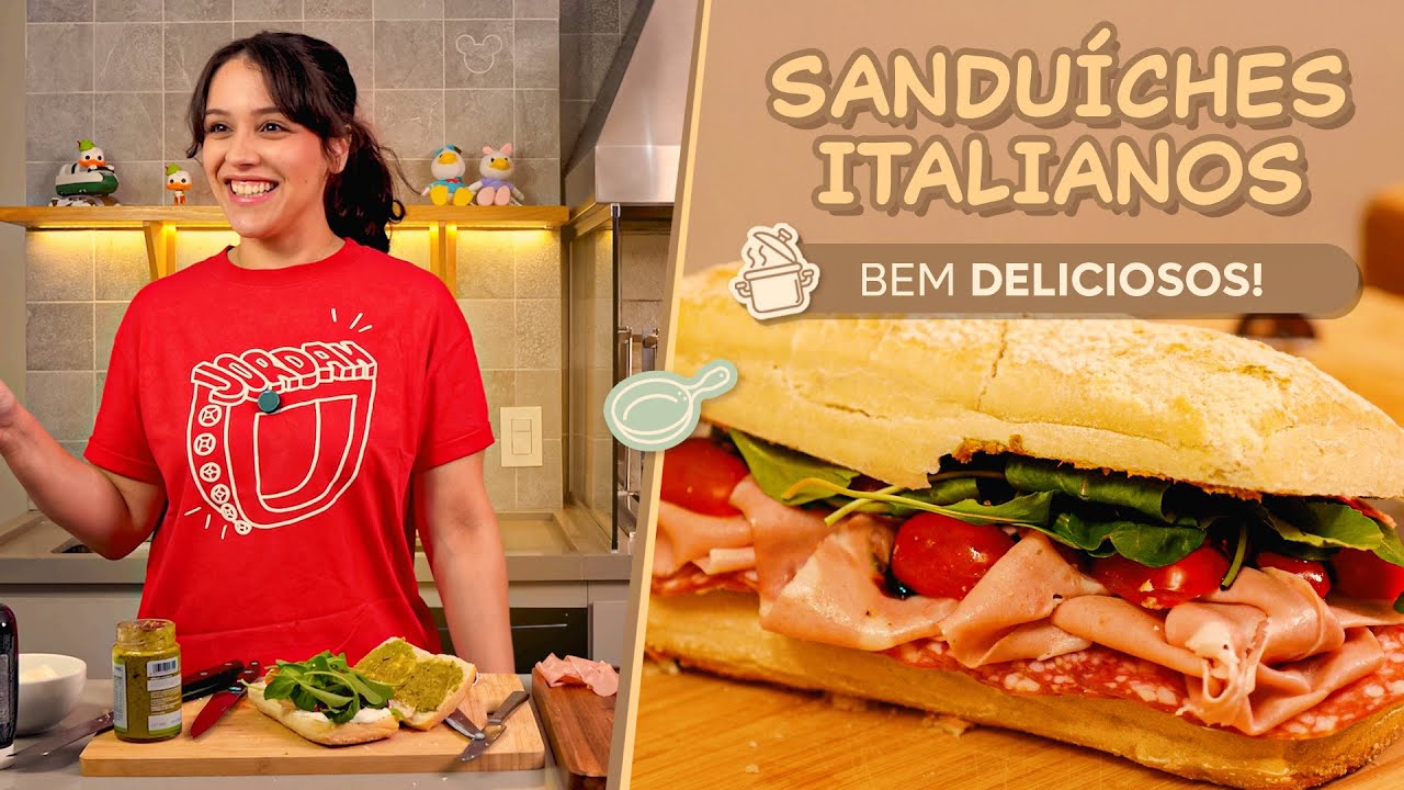 Sanduíches Italianos - Maethe Chef