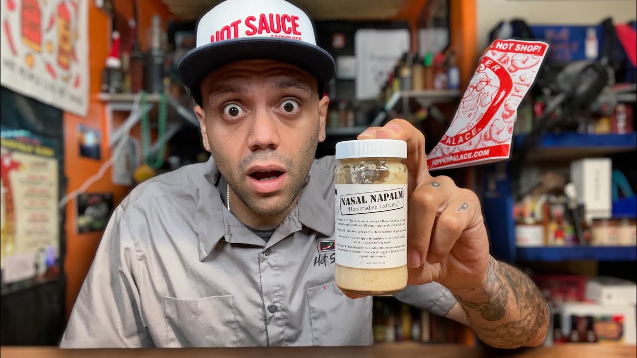 NASAL NAPALM | worlds strongest #horseradish from #pepperpalace #nasalnapalm