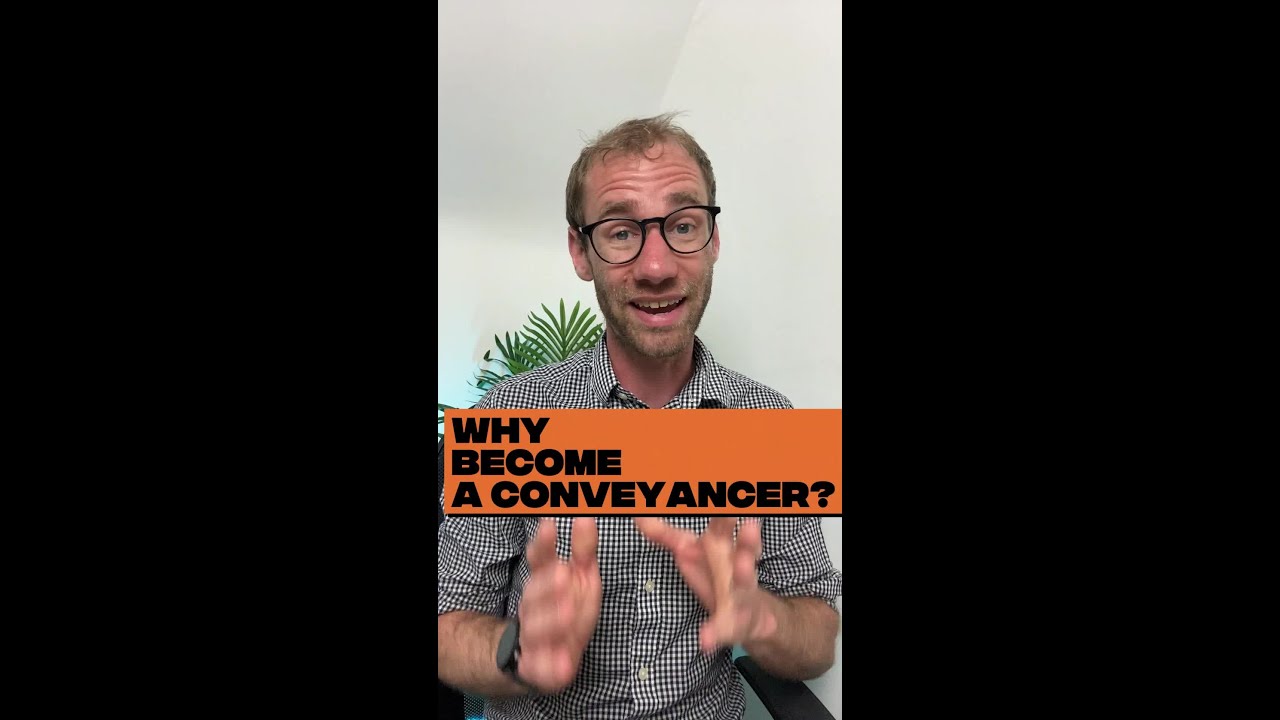 Why become a conveyancer?