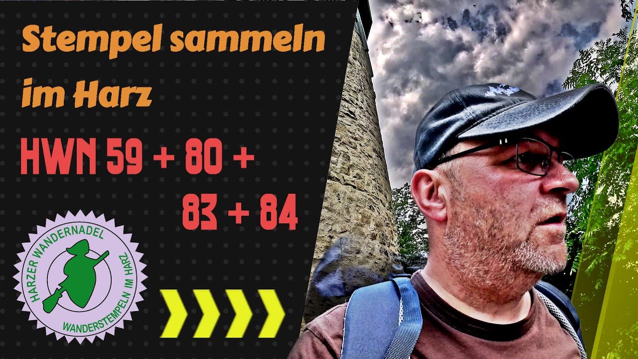 Stempel sammeln im Harz - Harzer Wandernadel 59, 80, 83 und 84 #komoot