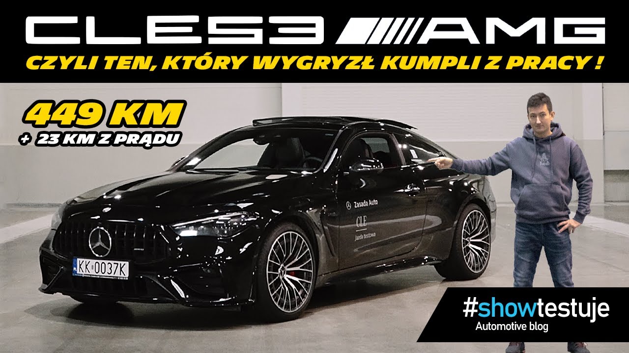 Mercedes-AMG CLE53 4Matic+ Coup&eacute; (2024) - ten, kt&oacute;ry wygryzł kumpli! [ #showtestuje ] TEST PL 4K