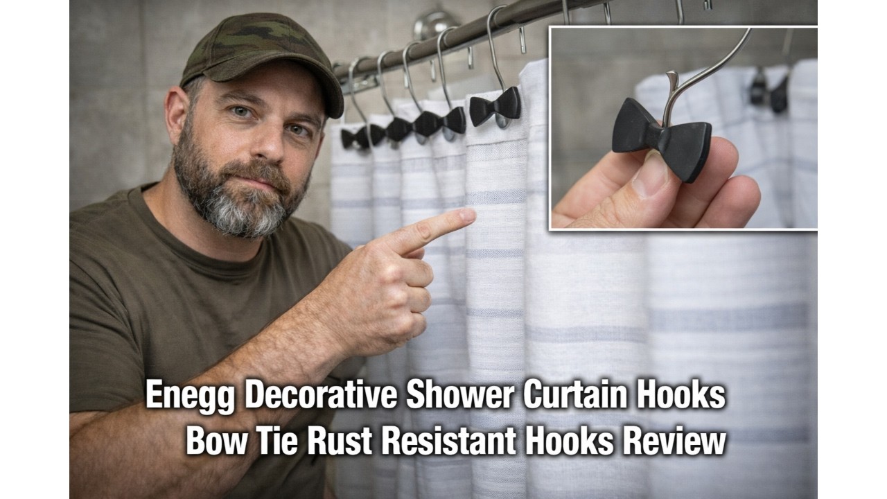 🚿 Обзор декоративных крючков для душевой занавески Enegg в виде бантика &ndash; стоит ли их покупать? 🚿