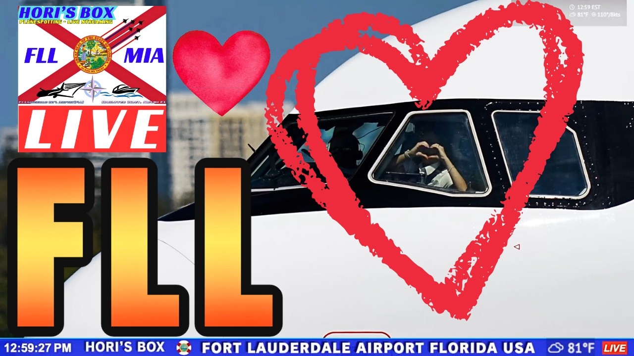 🔴  LIVE | FLL Plane Spotting | Fort Lauderdale-Hollywood International Airport | February 19, 2026