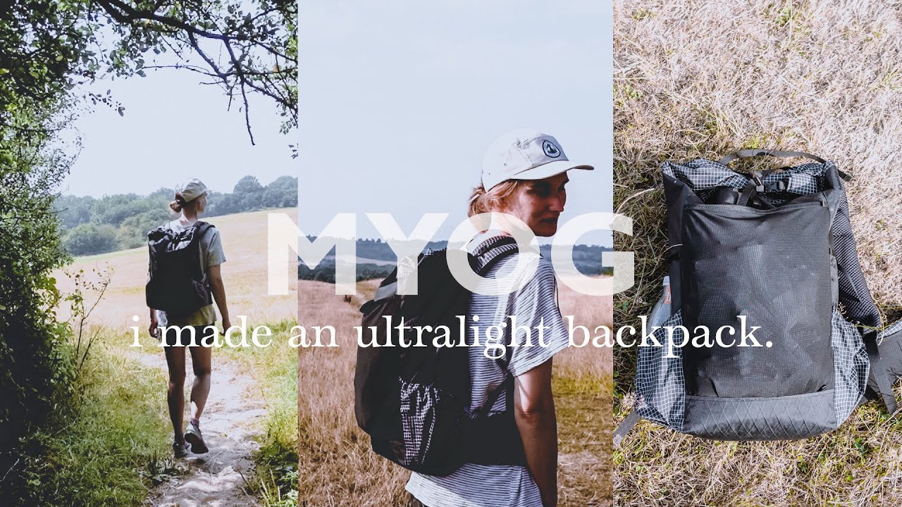 MYOG // i made an ultralight backpack
