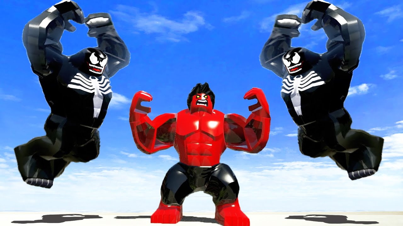 Red Hulk vs Venom  in Lego Marvel Super Heroes