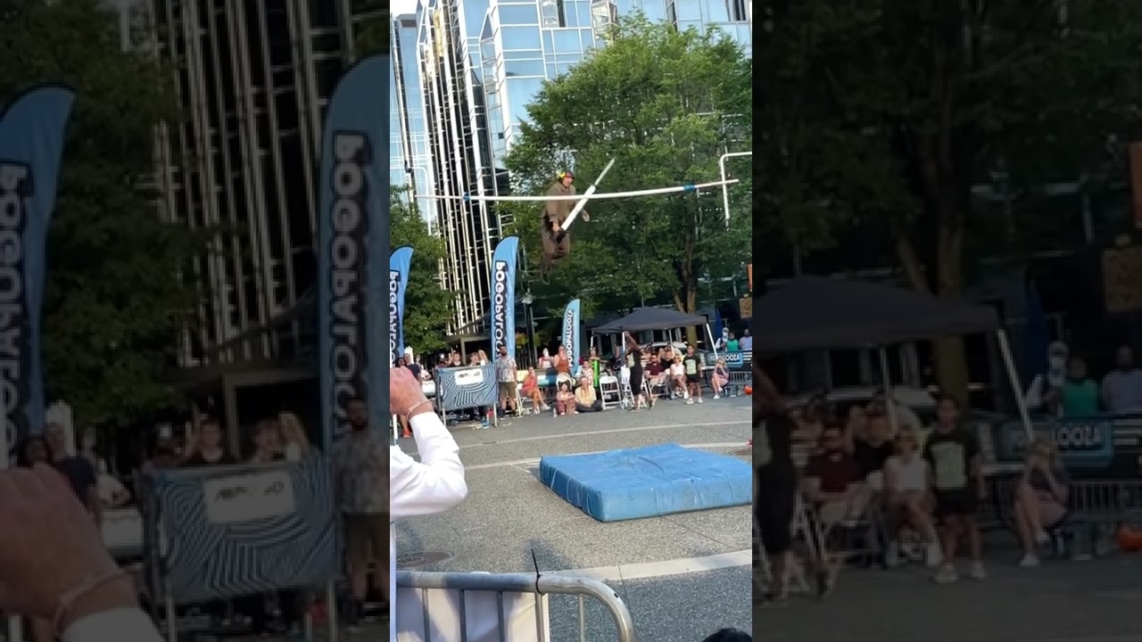 He did the highest jump ever on a pogo stick 😳