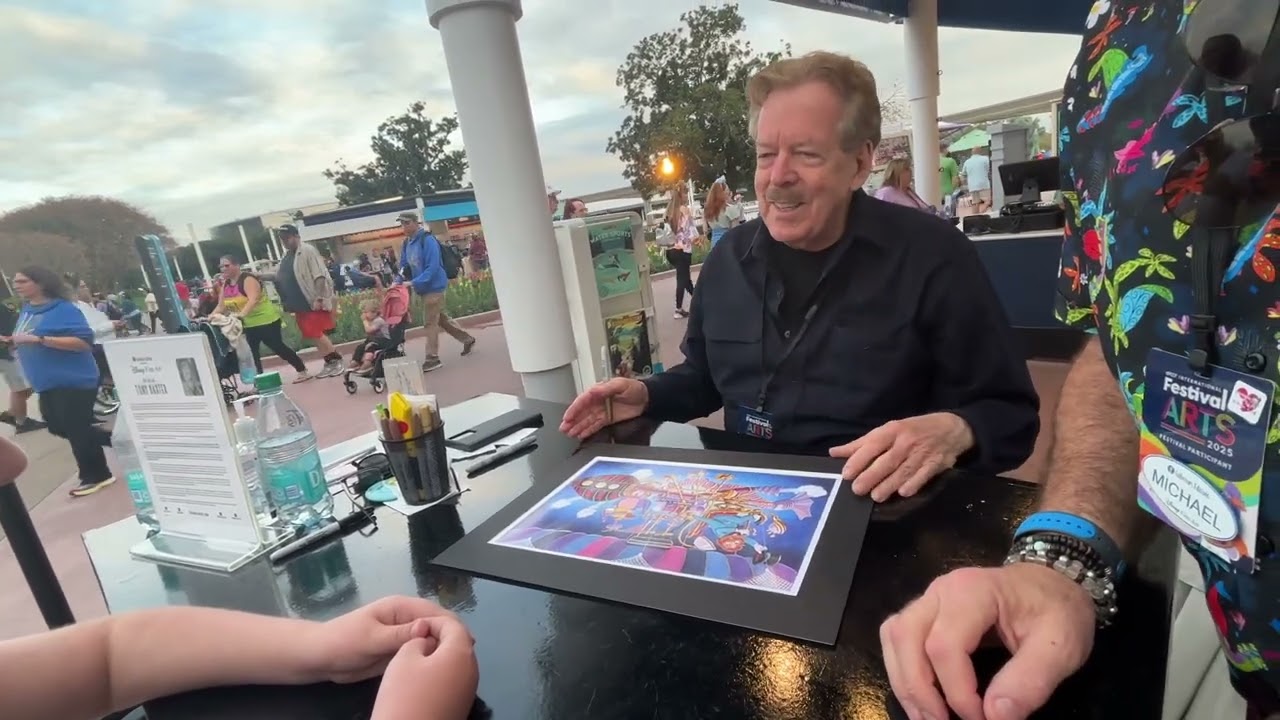 Rowan Meets Tony Baxter Disney Imagineer