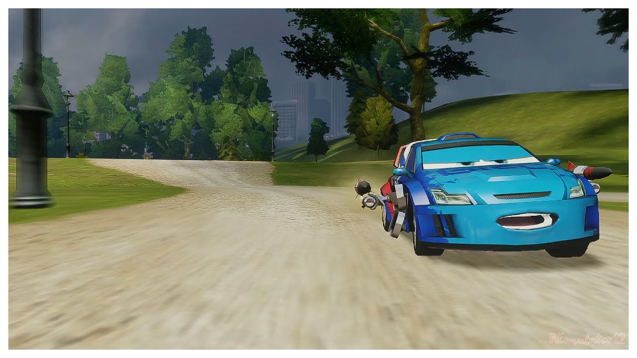Cars 2 The Video Game | Raoul CaRoule - Battle Race (Missiles) | Hyde Tour 4 Laps